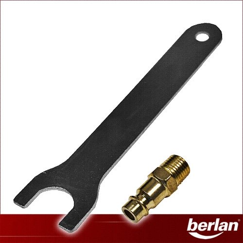 Berlan Druckluft Exzenterschleifer 6″ BDLES453 mit Klettaufnahme - 3