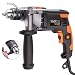 Produktbild Bohrmaschine, Tacklife 850W 3000U Bohrhammer, 360°verstellbarer Zusatzhandgriff, Aluminiumgehäuse, Hammer und Bohrer 2 in 1, 13mm Zahnkranzbohrfutter, Tiefenanschlag, eignet für Holzbearbeitung PID03A