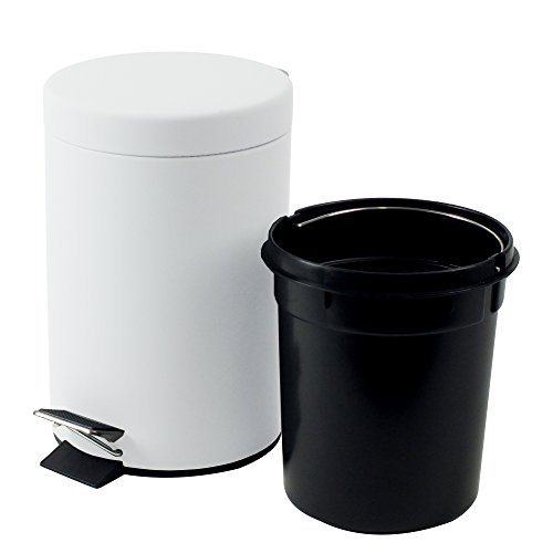 Kela 20325 Kosmetikeimer, 3 l, Metall, Per, Weiß - 4