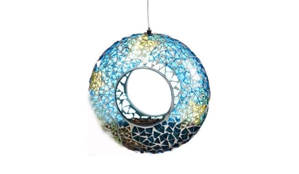 Stars Celestial Mosaic Circular Bird Feeder By Evergreen Amazon