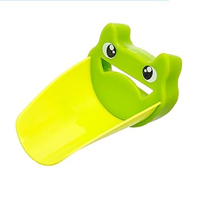 Les OURS BOBO Enfant Eau du Robinet Aide Robinet Extender Laver les Mains Bébé Robinet Extender Extension Lavabo (Vert)