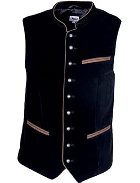 Almwerk Herren Trachten Samt Weste Gilet in vielen Farben