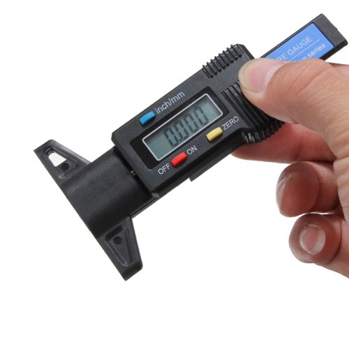 Digital Tiefenmesser Messchieber Profiltiefenmesser LCD Reifen Profilmesser - 2