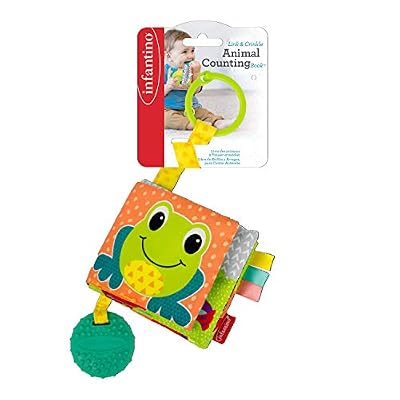 Infantino Hochet Livre Tissu