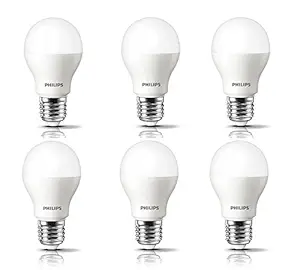 PHILIPS 2.7W e27 LED Warm White Bulb, Pack of 6, (Ace Saver)