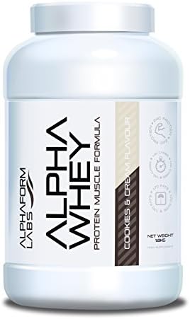 AlphaForm Labs Protein Muscle Formula 1.8 Kg Cookies and Cream Alpha Whey