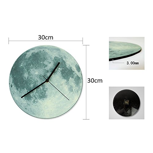 Forepin® Nachtleuchtend Aufkleber Wandsticker Sticker für Kinderzimmer Schlafzimmer Baby Babyzimmer Licht in Dunkelheit – Mond & Vogel - 4