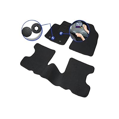 DBS 1763702 Tapis Auto - Sur Mesure - Tapis de sol pour Voiture - 3 Pièces - Antidérapant - Moquette noir 900g/m² - Finition Velours - Gamme Star