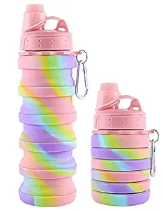 Trusmile Silicone Sipper Bottle for Kids (Pink)