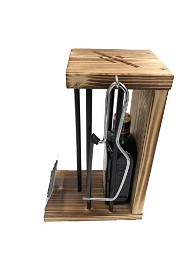 * Herzlichen Glückwunsch zum Geburtstag - Eiserne Reserve ® Black Edition Jägermeister 0,35L incl. Säge zum zersägen der Stäbe - Die lustige Geschenkidee – Bild 3