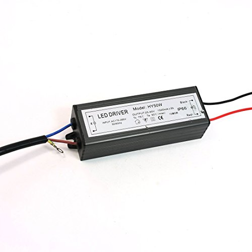 Wasserdichte Stromversorgung Treiber für 50W LED 25-40V 1500mA AC 175V-265V