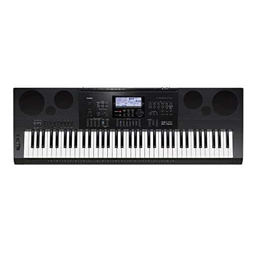 Casio WK7600 76-Key Workstation Keyboard with Power Supply and Piano tones, Black - Image 5