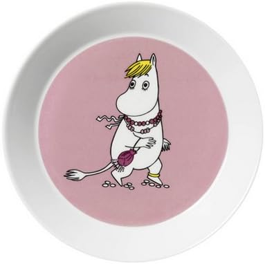 Arabia Finland Moomin plate – Snorkmaiden Pink