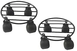 Truphe PSWW02 Heavy Duty Plant Stand with Wheels - Pack of 2