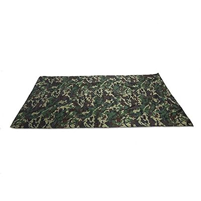 Keenso Tente portative extérieure de Camouflage, abri de Toile de Tente portative de Toile portative légère en Nylon de Tissu imperméable de RainTent(2 * 2m)