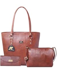 Speed X Fashion Women's Handbag And Sling Bag Combo Of 3 Pics (S0TY-Variations)