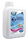 Disolver la dosis necesaria de producto en un recipiente con agua y repartir esta solución sobre la superficie de la piscina por igual