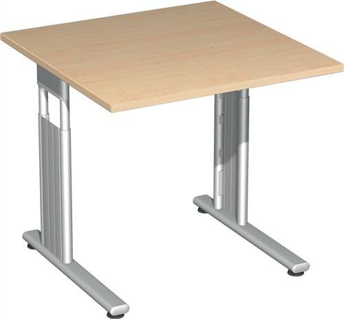 gerambel Schreibtisch Arbeitstisch Lissabon hhenverstellbar (Breite: 80 cm, Farbe: lichtgrau / silber) gerambel Schreibtisch Arbeitstisch Lissabon hhenverstellbar (Breite: 80 cm, Farbe: lichtgrau / silber)