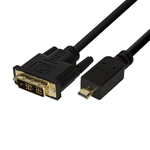 BIGtec 1,5m micro HDMI / DVI Kabel - HDMI D Stecker auf DVI-D Stecker / vergoldete Stecker und Pins