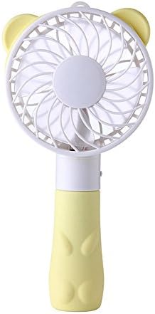 Lovely Silent Fan Mini Bear Shaped Recharging Lithium Battery Summer Energy Folding Fan Ultra-quiet for Kid Adult