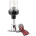 KAOLALI Boat Sailing Signal Light Boat Navigation Light All Round 360° White LED Marine Yacht Anchor Light IP65 Waterproof