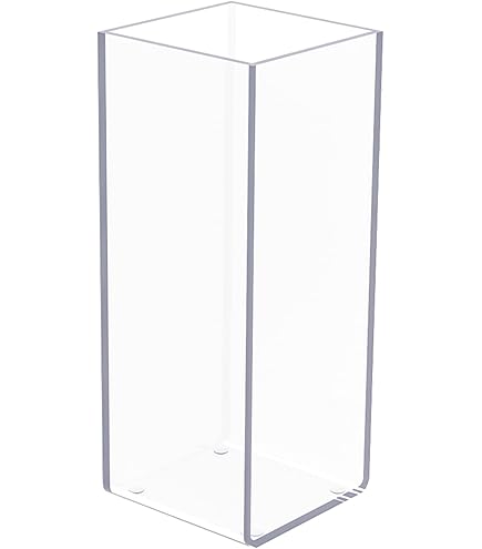 Vaso Da Pavimento In Vetro Trasparente 60cm X Ø19cm - Portafiori O Portalumini Decorativo - Foto 12