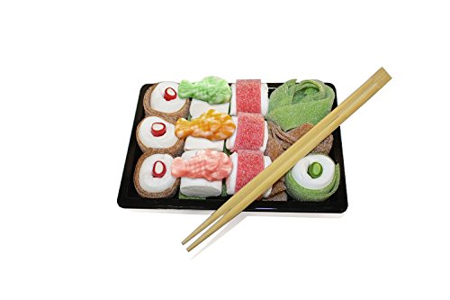 Preisvergleich Produktbild Sweet Sushi – 240g Schaumzucker- und Fruchtgummimischung (Süßes Sushi)