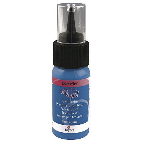 Rayher 38481390 My Style Textilfarbe, auf Blisterkarte, Flasche 29ml, lagune
