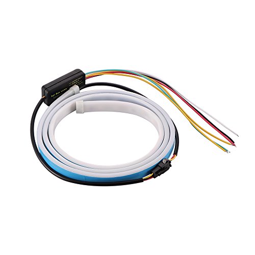 ONEVER 47 inch LED Car Strip Light Tail Light Bar 3 Color for Turn Signal Light Brake Light Reverse Light Running Light