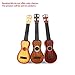 Produktbild 14,5 zoll Ukulele Anfänger Hawaii 4 String Nylon Saiten Gitarre Musical Ukelele für Kinder Kinder Mädchen Weihnachtsgeschenke