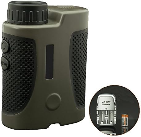 Golf Laser Rangefinder,5～1200m Laser Range Finder Hunting Monocular Telescope Distance Meter Speed Tester ,Height /Angle measurement ,LED display，Outdoor Compact -4 modes(Multifunction) , green 1000 (range