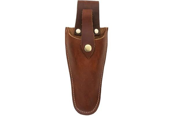 Qees JDB01 Étui de ceinture en cuir pour pince, sécateur, ciseaux ou couteau de jardin