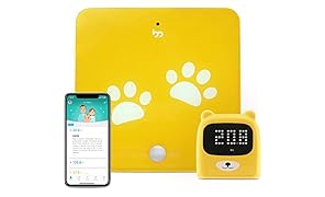 Growp Smart Bluetooth schermo digitale crescita Tracker &ndash; Bilancia ad alta precisione e righello con App (iOS e Android) a intelligenza Track Kid, peso e altezza