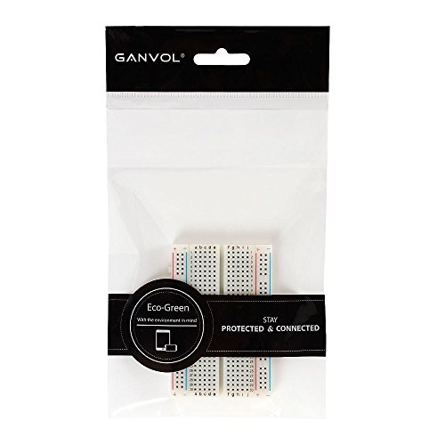 Ganvol Steckbrett Breadboard Experimentierboard Steckplatine 400 Kontakte für Arduino, Raspberry Pi Model A / Model B 1 1+ 2 3 / Computer Module / Zero - 2