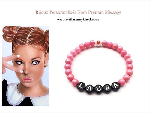Bracelet LAURA (reversible, customizable) man, woman, child, baby bracelet on elastic thread, suitable for all wrists!