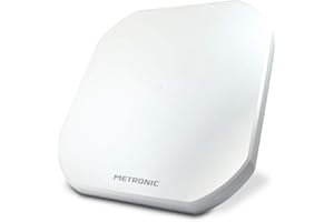 Metronic 498147 - Parabollo satélite Plano (2 Salidas), Color Blanco