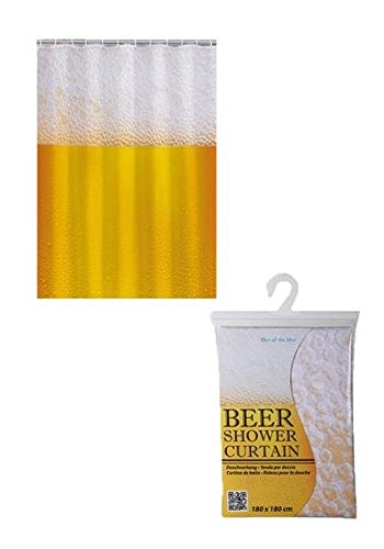 Preisvergleich Produktbild Bier Duschvorhang