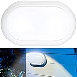 Ideal z.B. für Kellertreppe, Keller, Waschküche, Gartenhaus und Garage • 3 Aussparungen im Gehäuse für optimale Kabelführung • Farbtemperatur: weiß (4000 K) • Stromversorgung: 230 Volt (Anschluss direkt am Stromnetz)