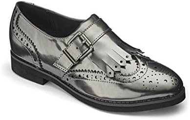 J D Williams Womens Sole Diva Monk Shoes In Pewter 7