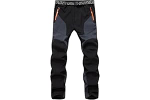 ‎GITVIENAR GITVIENAR Herren Gefüttert Outdoorhose wasserdicht Winddicht atmungsaktiv warm Abriebfest Softshellhose Berghose Funktionshose Trekkinghose Wanderhose Winterhose Herbst Winter