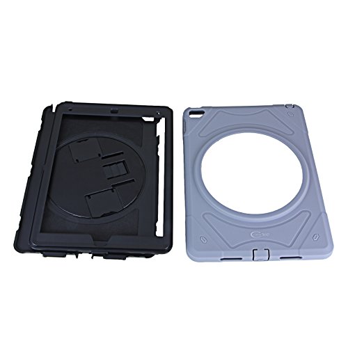 Cellular360 Apple iPad Mini 4 Hülle,schmutz- und stoßfest, 360 drehbare Handschlaufe mit integriertem Standfuß (Apple iPad Mini 4, Handheld-Grau) - 6