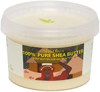 Organic Unrefined Shea Butter for Conditioning Sensitive and Dry Skin Baby Skin Salve Treatment of Eczema Psoriasis and Damaged Skin.(250grams)