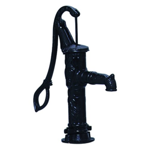 Puteus Handschwengelpumpe Nostalgiepumpe "Typ 75", Schwarz, Höhe: 67 cm