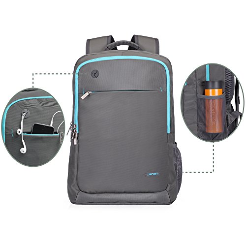 JSVER MacBook Pro 15 Rucksack oder andere Laptops/ Notebooks bis 15,6 Zoll Business Laptop Notebook Rucksack Tagesrucksack für unterwegs, Spritzwasserfest - 5
