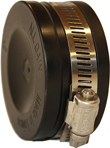 Flexible Endkappe aus PVC Elastomer dichten Rohre perfekt ab und sind dennoch flexibel. Gummirohrverschlüsse für die Abdichtung von Rohren im Haushalt und im Garten (90mm) - 3