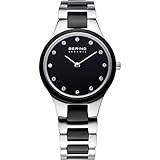 BERING Damen-Armbanduhr Analog Quarz Edelstahl 32327-742