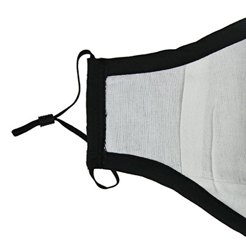 Unisex Mundschutz, Kälteschutz, Staubmasken, Mundmaske, Gesichtsmaske, Maske gegen Feinstaub 3er-Set Baumwolle - 3