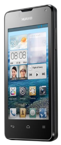 Huawei Ascend Y300 Smartphone (10,2 cm (4,0 Zoll) Touchscreen, 5 Megapixel, 4 GB Interner Speicher, Android 4.1 (Jelly Bean)) schwarz