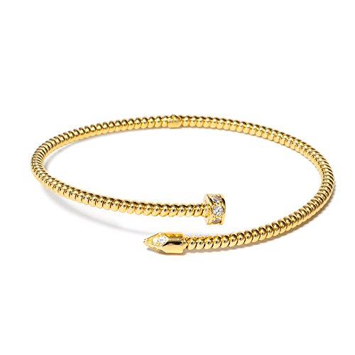 Pulsera de mujer Borsari - Colección ISIS - Plata 925 dorado - ref. br-iside00 C/M - Paquete Original