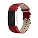 Produktbild Ersatz-Armband für Fitbit Charge 2 ,COLORFUL Glänzendes Leder Ersatzarmband Uhrenarmband Replacement Wechselarmband watch band für Fitbit Charge 2 (Rot)